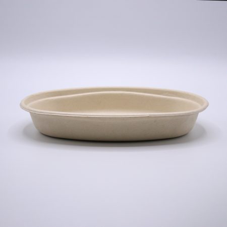 Contenedor ovalado Paja de trigo 24 oz